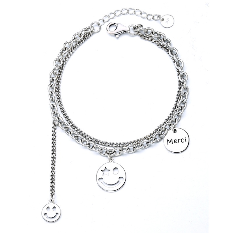 The Little Prince Avatar Bracelet Bangles Retro Thick Punk Chain Cartoon Bracelets for Women Jewelry Gift