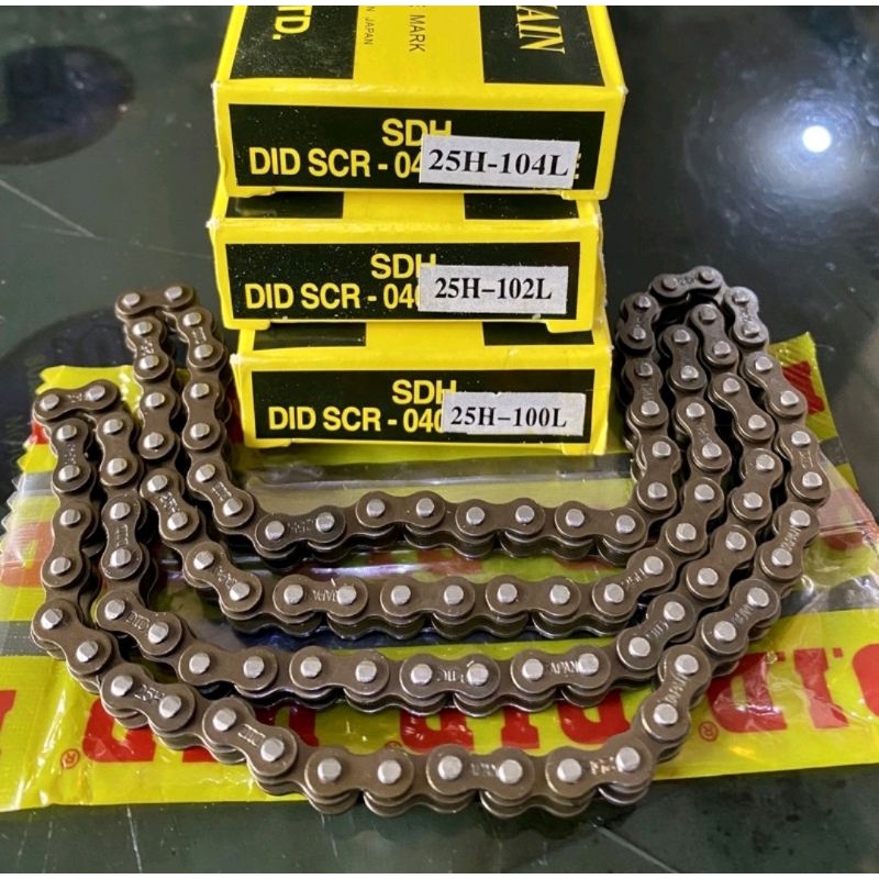 rantai kamprat gl series 25h ukuran 100 102 104