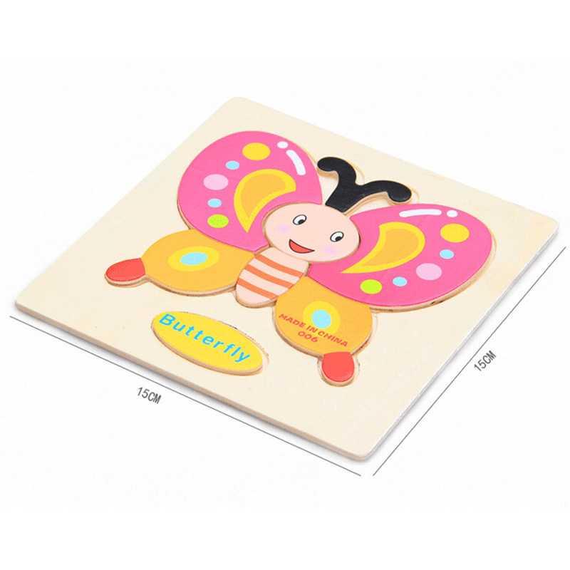 Mainan Puzzle 3D Anak Kayu - 008