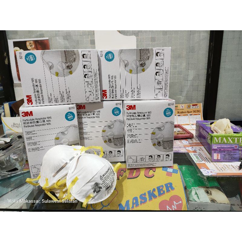 Masker N95 3M 8210 Original