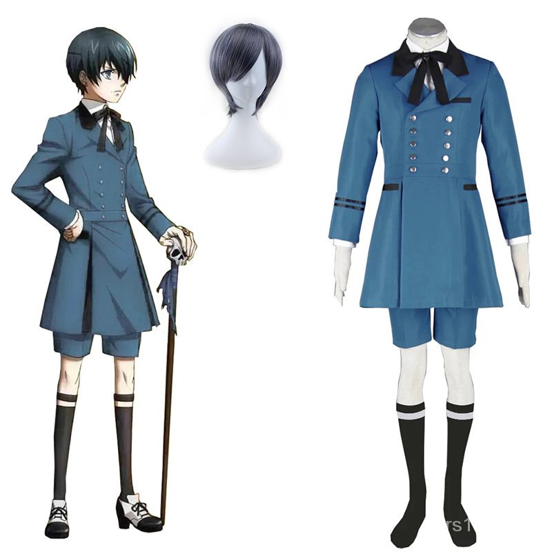 Black Butler Ciel Phantomhive School Uniform Cosplay Costume ...