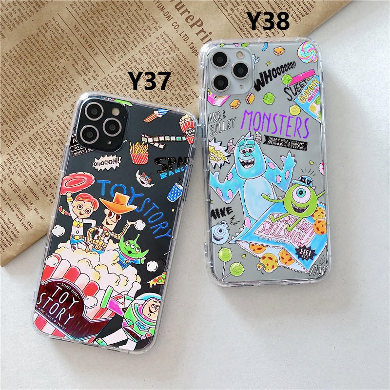 Casing Vivo Y30 Y50 Y11 Y12 Y15 Y17 Y19 Y91 Y93 Y95 Y91c V15pro S1pro Y20 Y20i Y20s V20 V17 V19 Full Covers Monsters Toy Story Cartoon Clear Shockproof Airbag Hanphone Case Shopee Indonesia