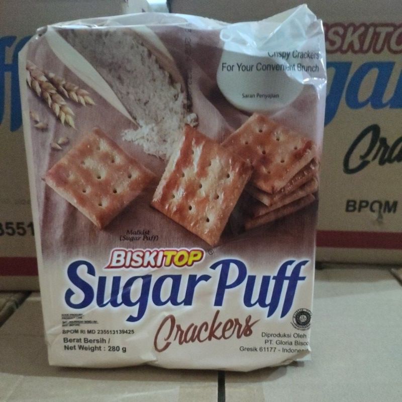 

Biskitop Sugar puff 280 gram 1 dus isi 12 pcs