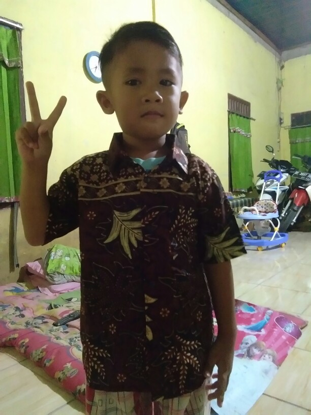 Arjaya Batik Hrb026 Kenongo Kemeja Batik Pria Lengan Panjang  Katun Prima Halus M L Xl