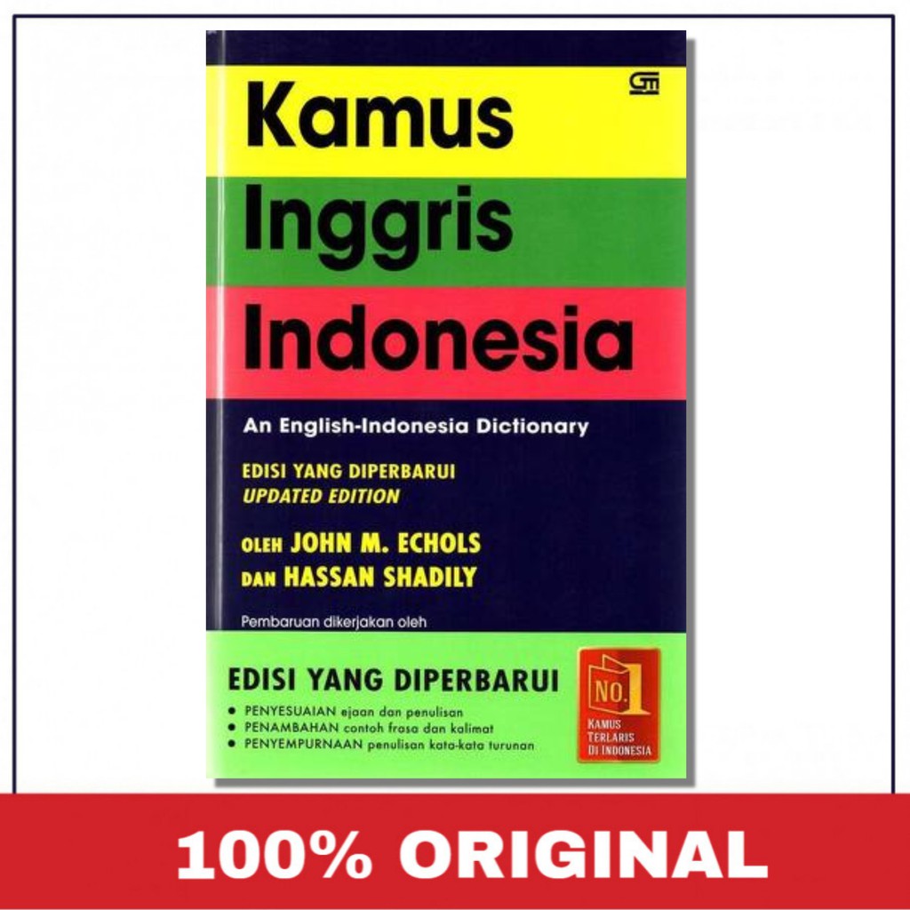 Kamus Inggris Indonesia John M Echols Hassan Shadily Shopee