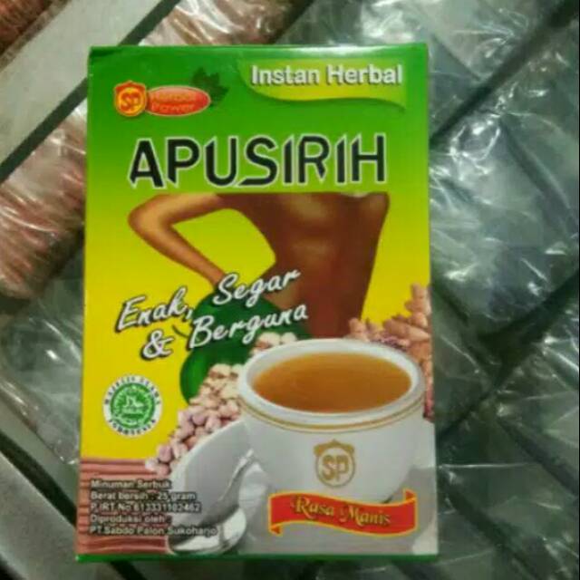 

Apusirih Instan Herbal Rasa Manis