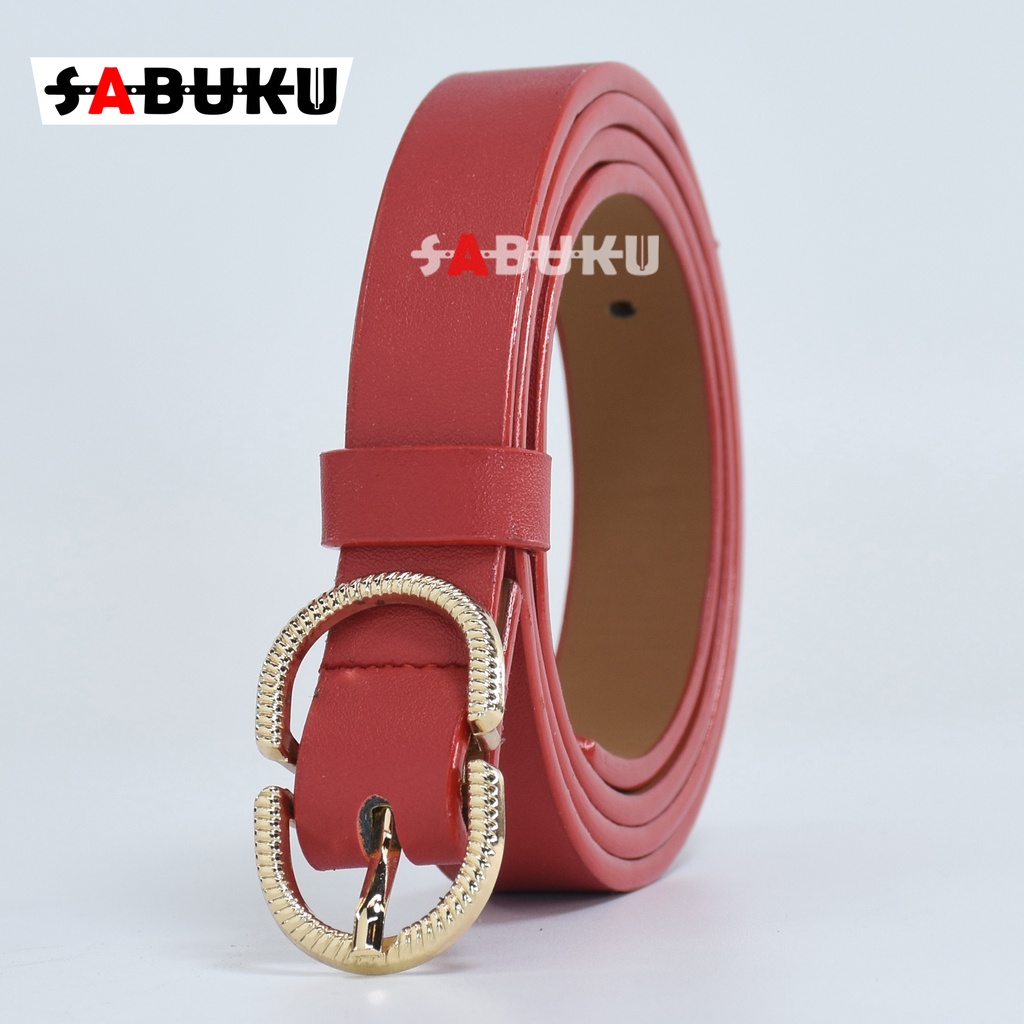 Ikat Ban Pinggang Wanita Korea Fashion Kulit PU Gasper Sabuk Cewe Womens Belt - 168