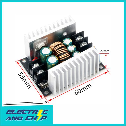 Adjustable Buck Converter Konverter Step Down DC 300W 20A