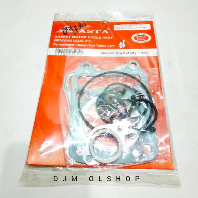 Paking Top Set Asta Honda Supra, Karisma, Blade, Supra X125, Helm In DLL