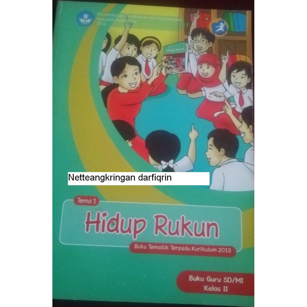 paket buku guru tematik kelas 2 Semester 1 tema 1 2 3 4 kurtilas K13 edisi 2014 empat buku cuci guda