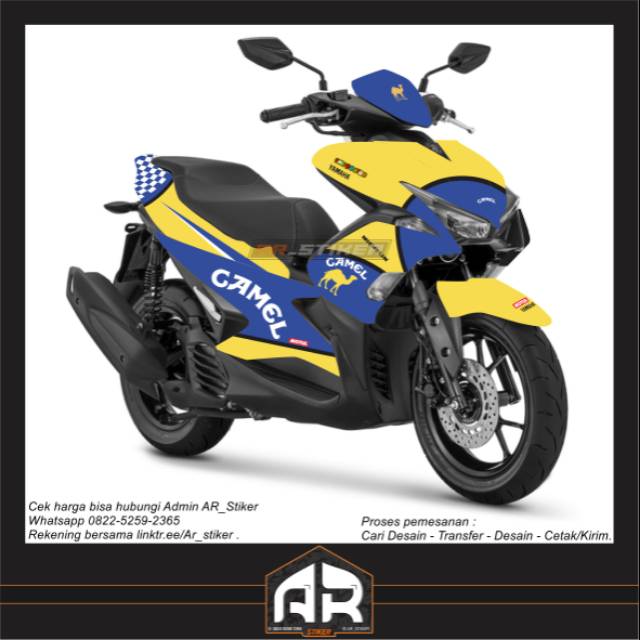 Decal Yamaha Aerox 155 Camel