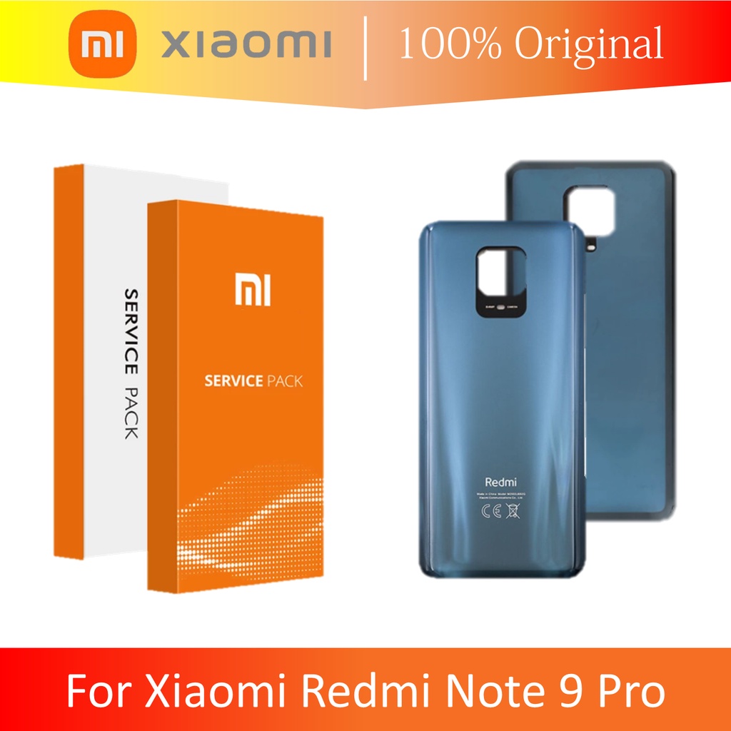[ CHECK.ID ] BACKDOOR BACK COVER CASING XIAOMI REDMI NOTE 9 PRO ORIGINAL