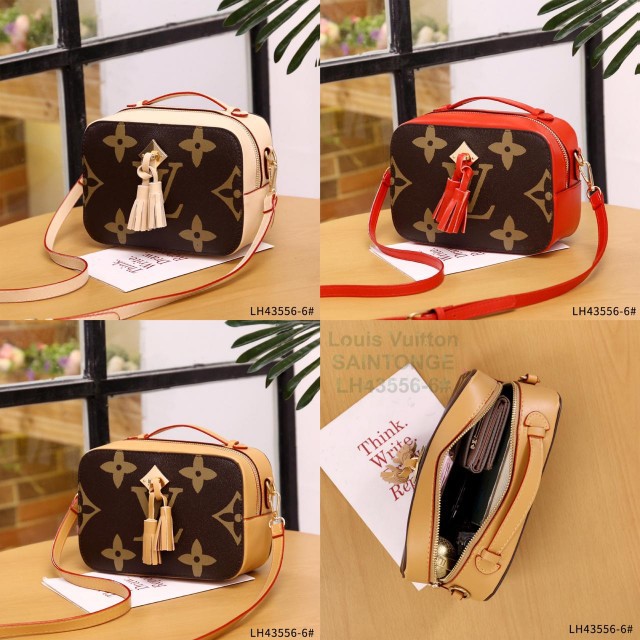 Tas Batam  Louis Vuitton Saintonge Monogram with Calf Smooth Leather LH43556-6#