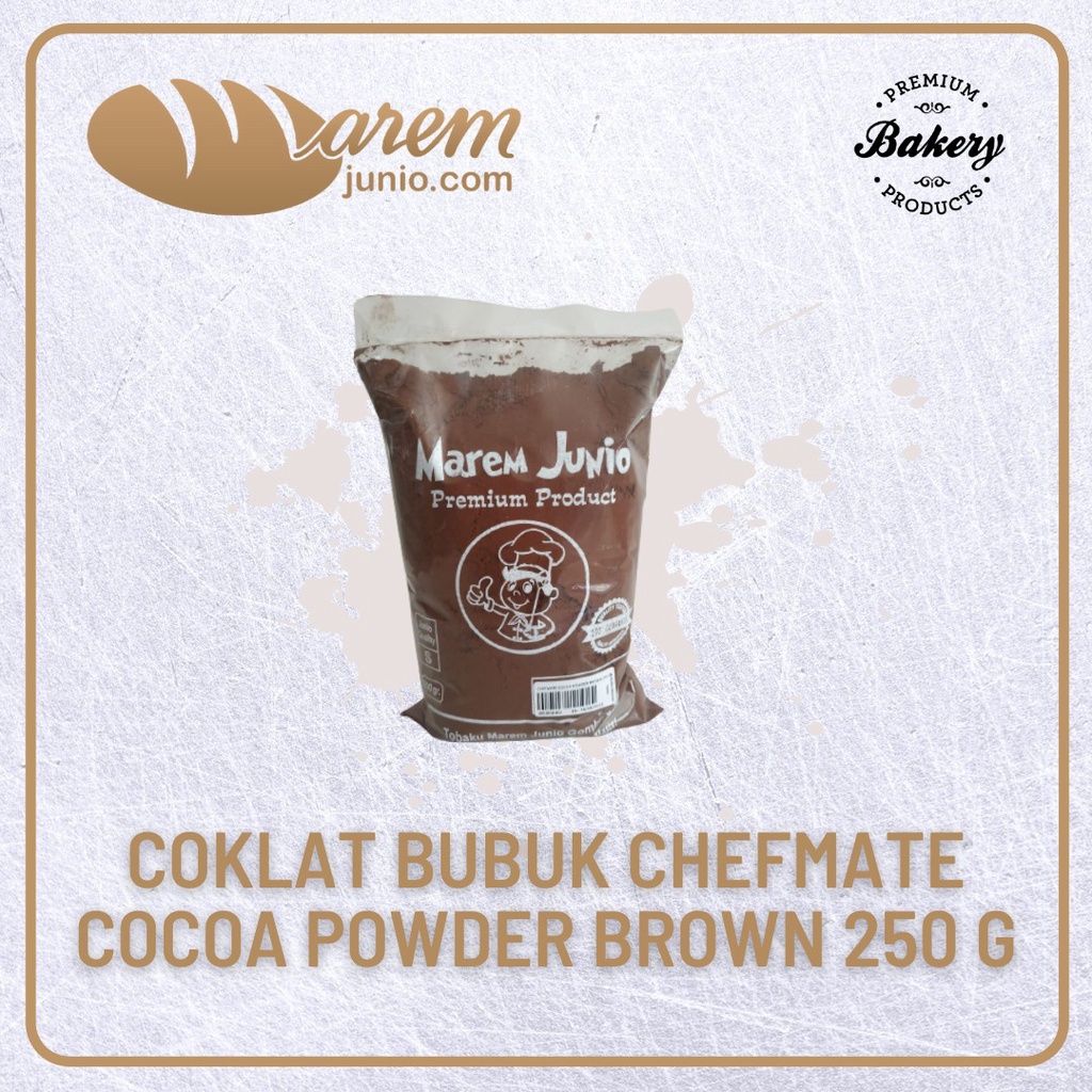 

Cokelat Bubuk Cocoa Powder Chefmate Brown 250 Gram