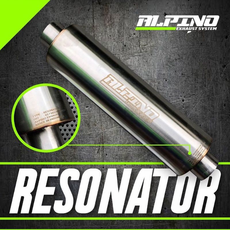 Resonator manual alpino exhaust
