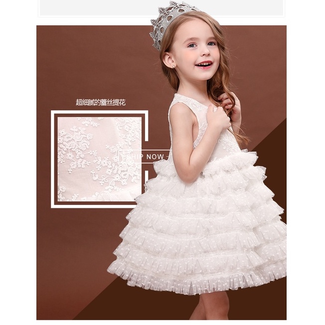 DR46-Dress Anak Pesta Fluffy Mermaid