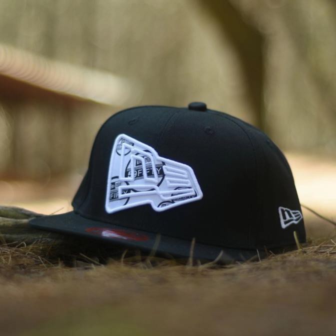 Topi Snapback Original Import New Era Baseball Cap Fashion Pria - Hitam