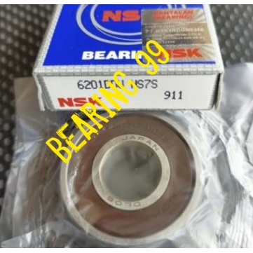 BEARING 6201 2RS/TUTUP KARET MERK NSK INDO