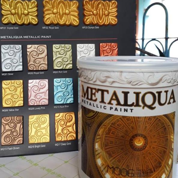 

ㅰ Cat Emas Cat Metaliq Cat Metaliqua 750cc campuran air HOT SALES 3780 ღ