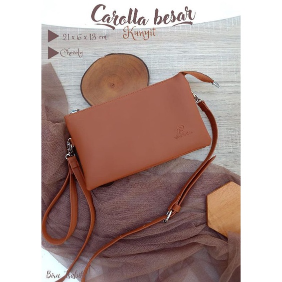 TAS CAROLLA BESAR BIRU TSABITA