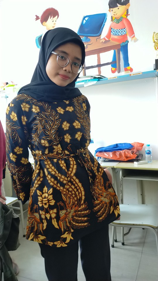 Couple Batik Keluarga Batik Couple Pasangan Batik Modern Batik Couple Keluarga Sania Ruffle Orindoro