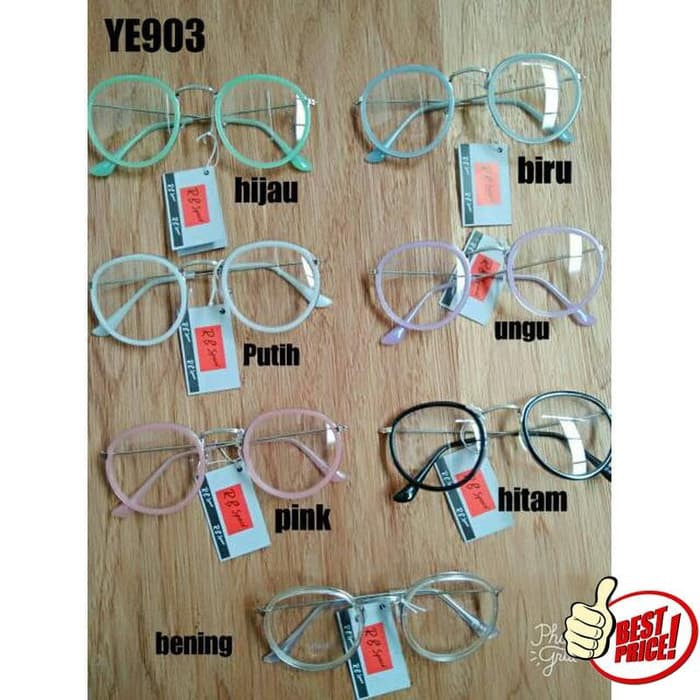 RESTOK LENGKAP Kacamata dewasa YE 903 KACA BENING BEST.