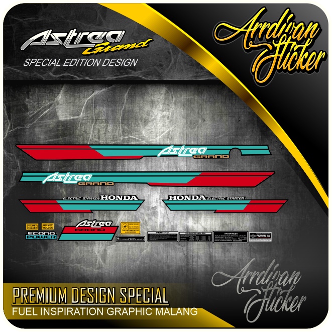 STRIPING ASTREA BULUS / STRIPING ASTREA BULUS KLASIK / STRIPING GRAND BULUS MODEL ORIGINAL