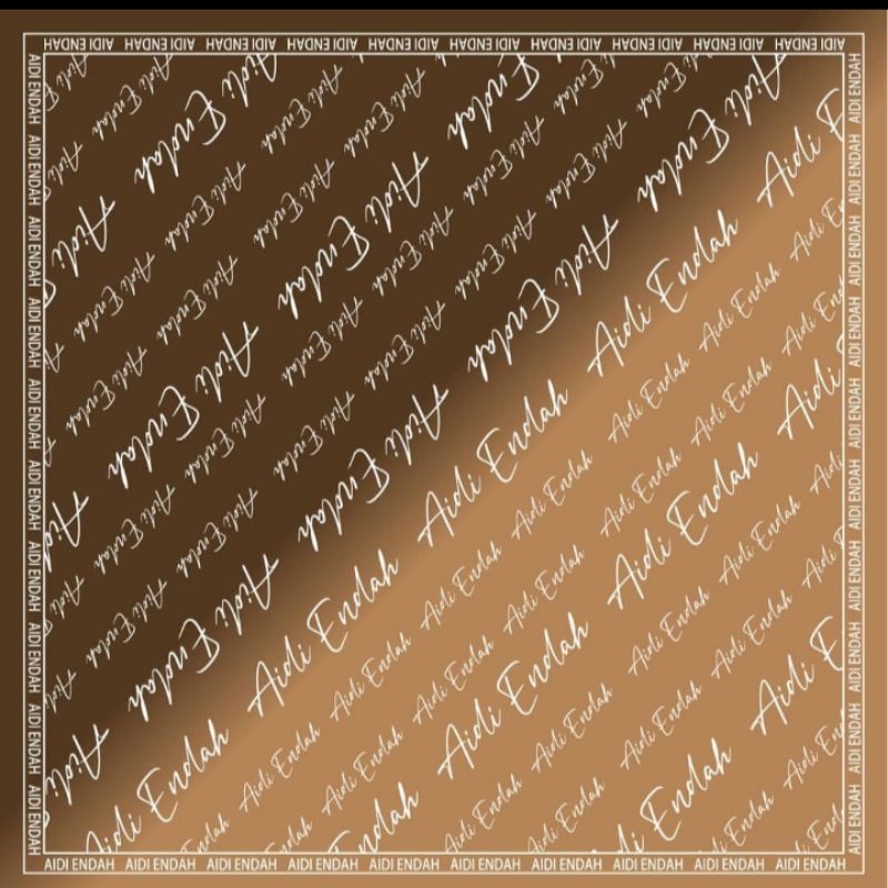 HIJAB JUMBO UK 130 COSTUM NAMA KAMU /Jibab arab jumbo uk 140/Hijab Motif Koran /Hijab Viral