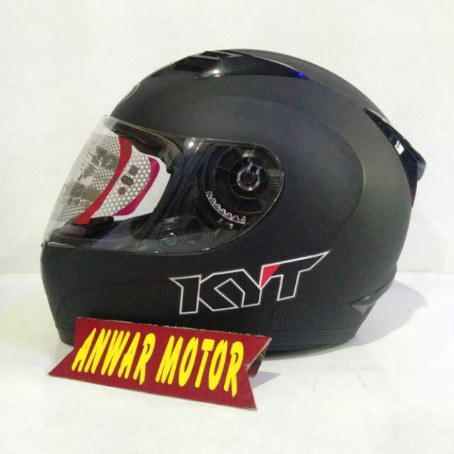 Helm KYT R10 Solid -Black doff
