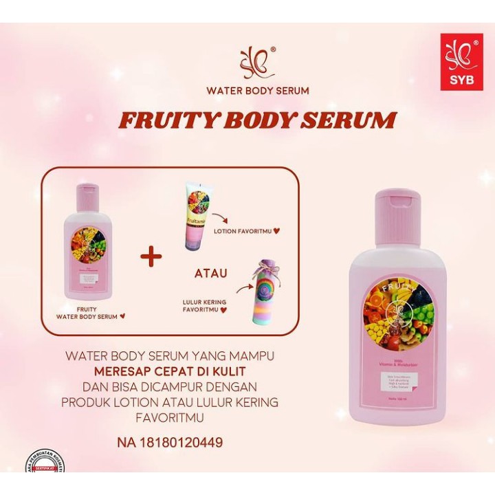 ⭐BAGUS⭐ LOTION FRUITAMIN SYB / FRUITAMIN LOTION BPOM