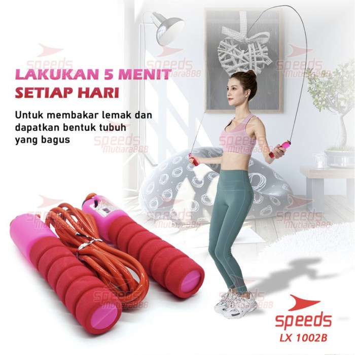 Skipping alat berolahraga di rumah fitness 928 counter