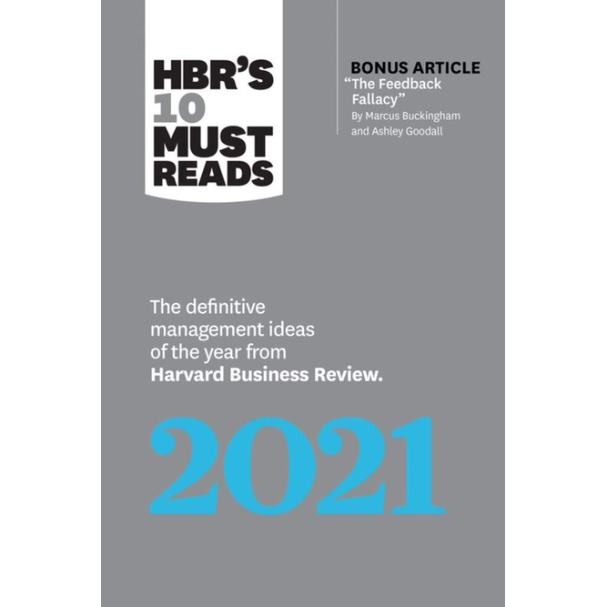

HBR's 10 Must Reads 2021
