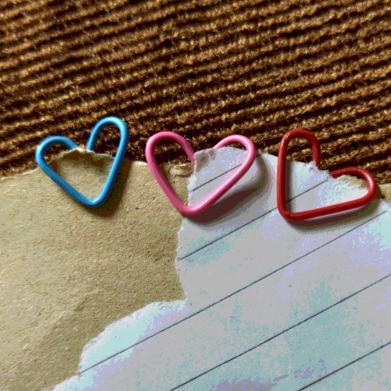 

(MINIMAL PEMBELIAN 3RB! | Clip papper paper love masker berwarna