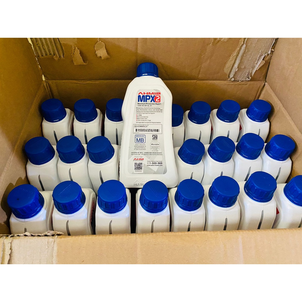 1 DUS OLI HONDA MATIC AHM OIL MPX 2 800 ML 10W-30 API SL OLI MATIC MPX2