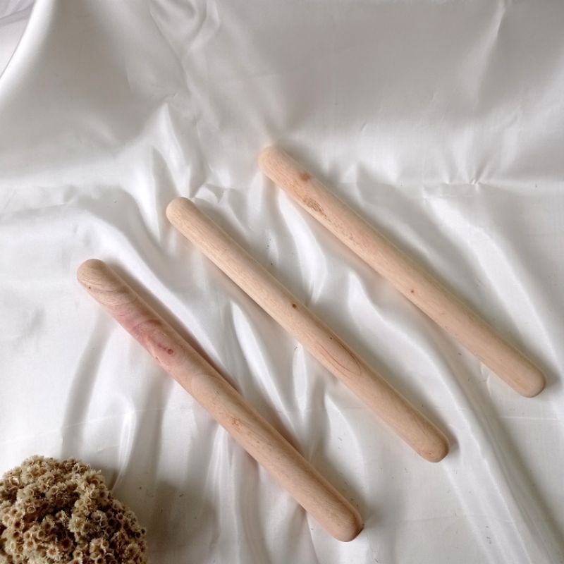 Rolling Pin Kayu 30 cm, Penggilas Adonan Kue, Rolling Pin Stick