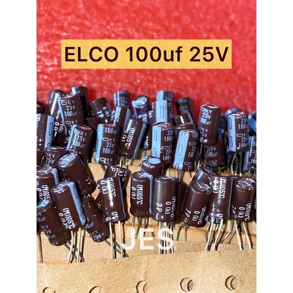 ELCO 100uf 25V RENCENG BERKUALITAS