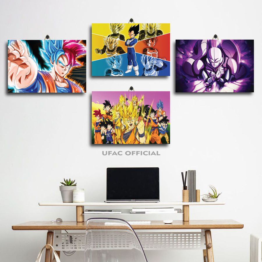 POSTER KAMAR BAYI GAMBAR DRAGON BALL 20X30 YD70O/VVEEQ/ DEKORASI DINDING BESAR ANIME VEGETA PICCOLO 