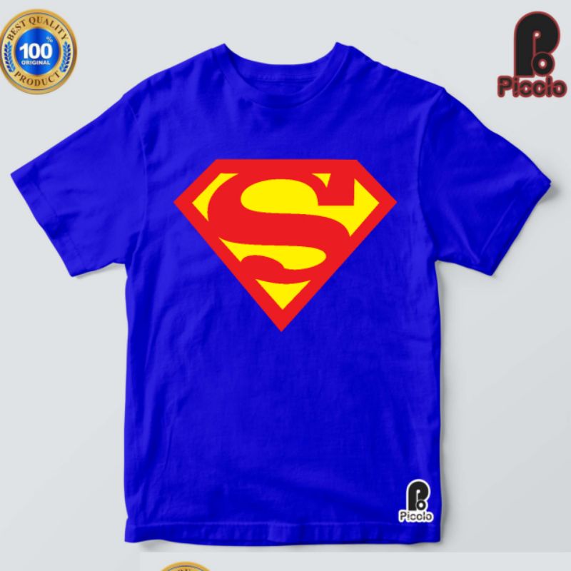 BAJU KAIS ANAK LOGO SUPERBOY BAHAN PREMIUM CATOON