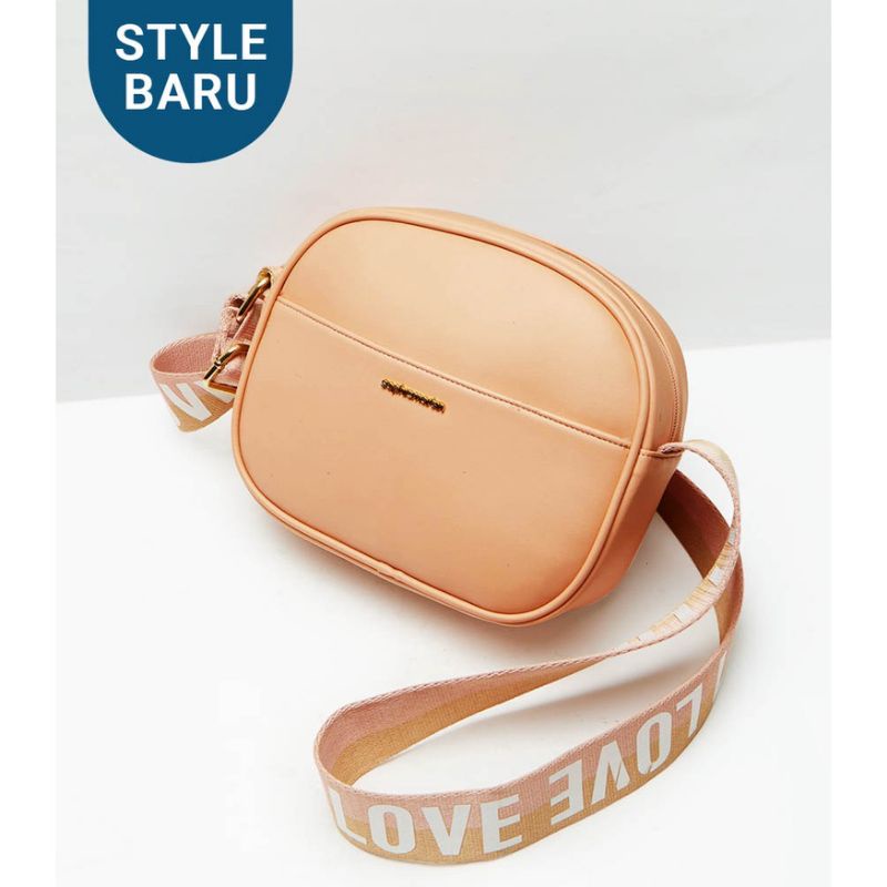 TAS SLEMPANG WANITA TAS HERINNE PINK SOPHIE MARTIN PARIS ORIGINAL