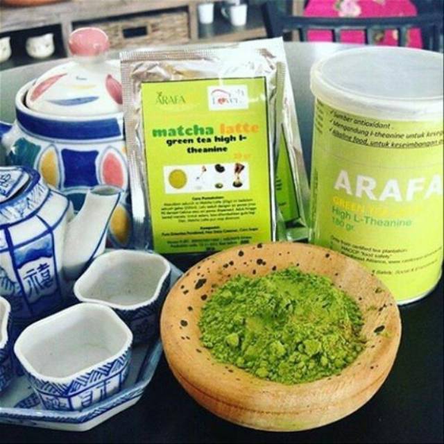 Arafa Green Tea Latte Organic Premium Quality 200 gram