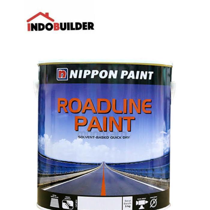 Cat | Nippon Roadline Paint 5 Kg Kuning Hitam Putih Cat Marka Jalan