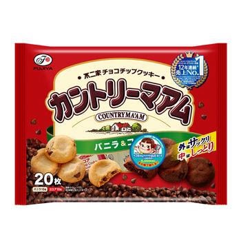 

Fujiya Country Maam Crispy Soft Cookie : Vanilla & Cocoa Bag [20 pcs]