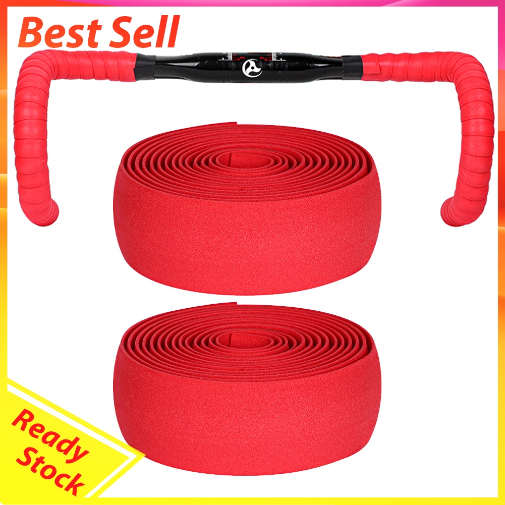 Road Bike Warning Alarm Bell Ring EVA MTB Bicycle Handlebar Tape Cover