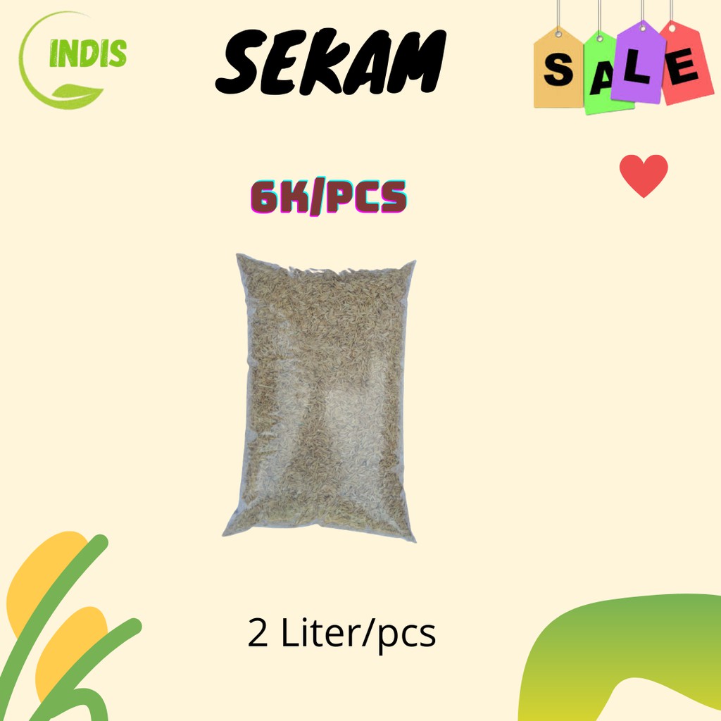 MEDIA TANAM SEKAM / SEKAM MENTAH / SEKAM MURAH /SEKAM