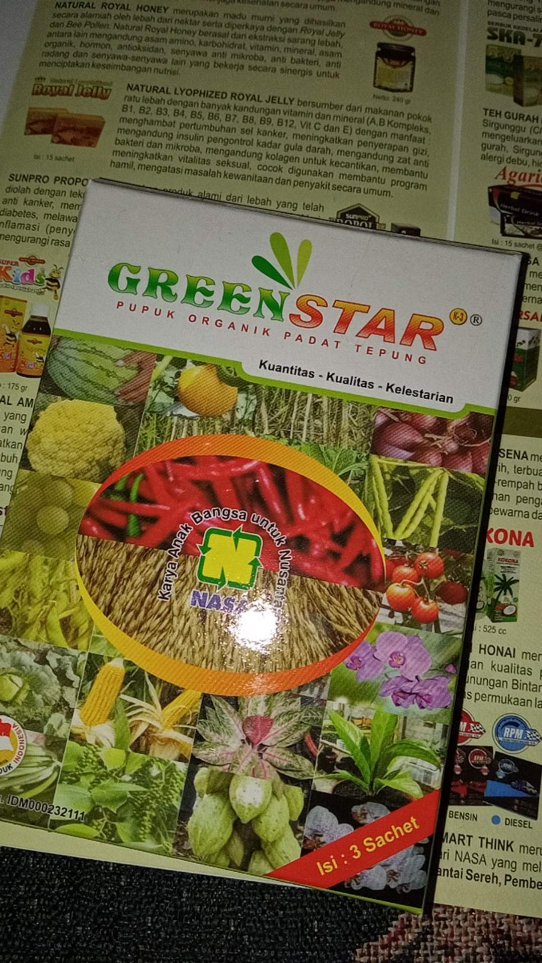 Greenstar Pupuk Organik Serbuk Multifungsi