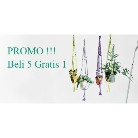Tali pot gantung panjang / Tali pot gantung macrame / Tali macrame / hiasan dinding / hanger plant