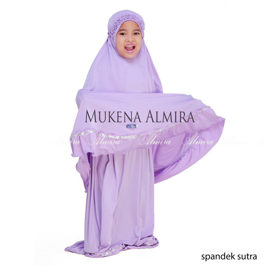 Mukena Telekung Prayerset Anak Polos  Bersih Ukuran L (8-10th) 4 warna baru