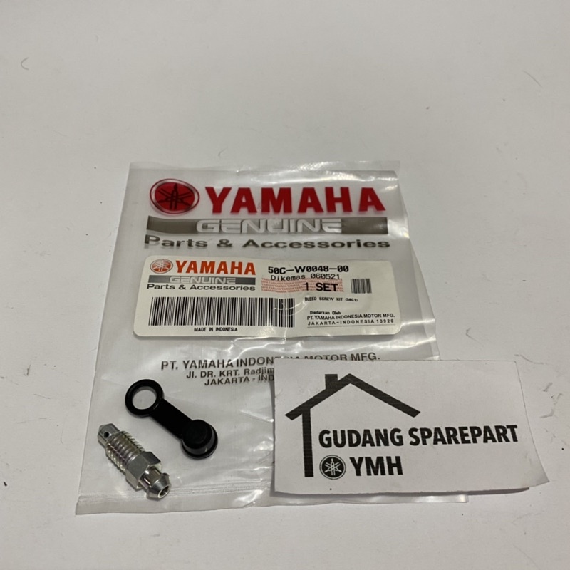 Baut Stelan Angin Rem Kaliper Belakang Screw Kit Nepel Jupiter Mx vixion Mx king 50C-W0048-00