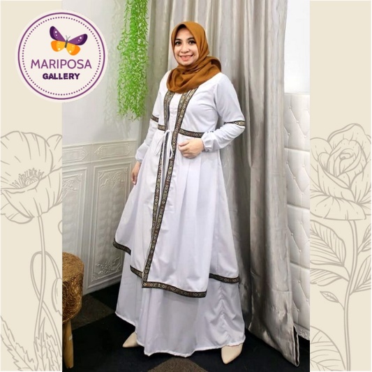 DEURA Busana Muslim Terbaru / Dress Deura / Gamis Deura Original / Setelan Gamis Deura 254 Original