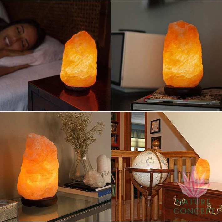 Himalayan Crystal Salt lamp - Lampu Kristal Garam Himalaya 8-9 KG